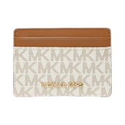 Michael Kors Logo Card Case Vanilla