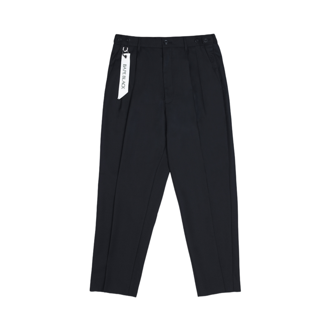 베이프 플리츠 팬츠 블랙(BAPE Pleated Pants Black) - 1