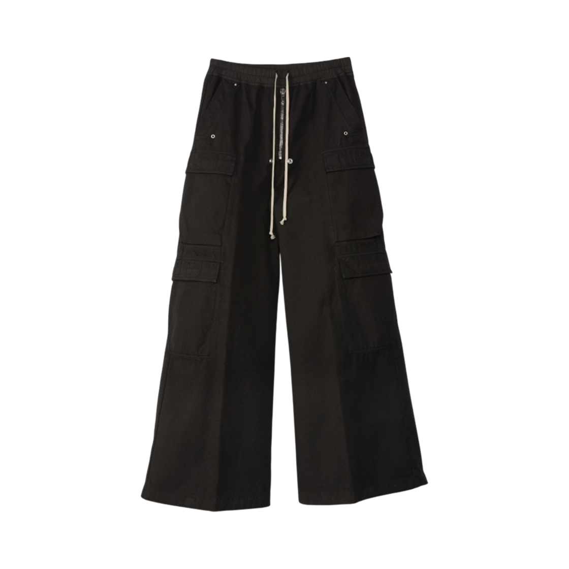 DU01E3398-CVS-09 Rick Owens Drkshdw Double Cargo Jumbo Belas Black