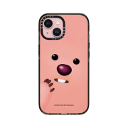 Casetify x Zanmang Loopy Face iPhone Case Clear Black