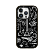 Casetify x Chainsaw Man iPhone Motif Impact Case Clear Black