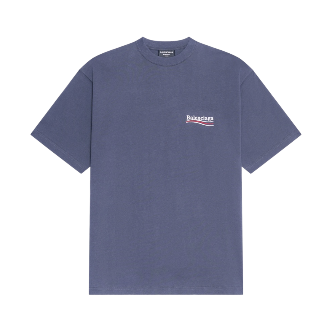 발렌시아가 폴리티컬 캠페인 라지 핏 티셔츠 블루(Balenciaga Political Campaign Large Fit T-Shirt Blue) - 2