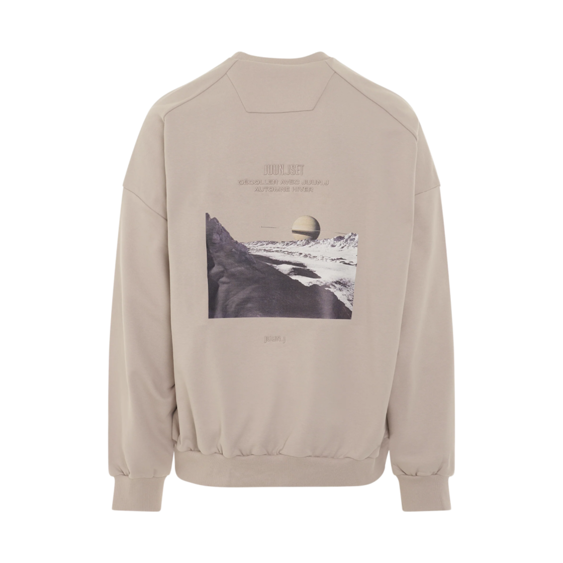 준지 메인 그래픽 오버핏 스웨트셔츠 베이지 - 22FW(Juun.J Main Graphic Overfit Sweatshirt Beige - 22FW)
