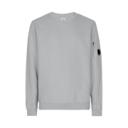 C.P. Company Light Fleece Crewneck Sweatshirt Griffin Grey - 22SS