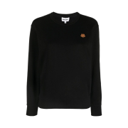 (W) Kenzo Tiger Crest Sweatshirt Black