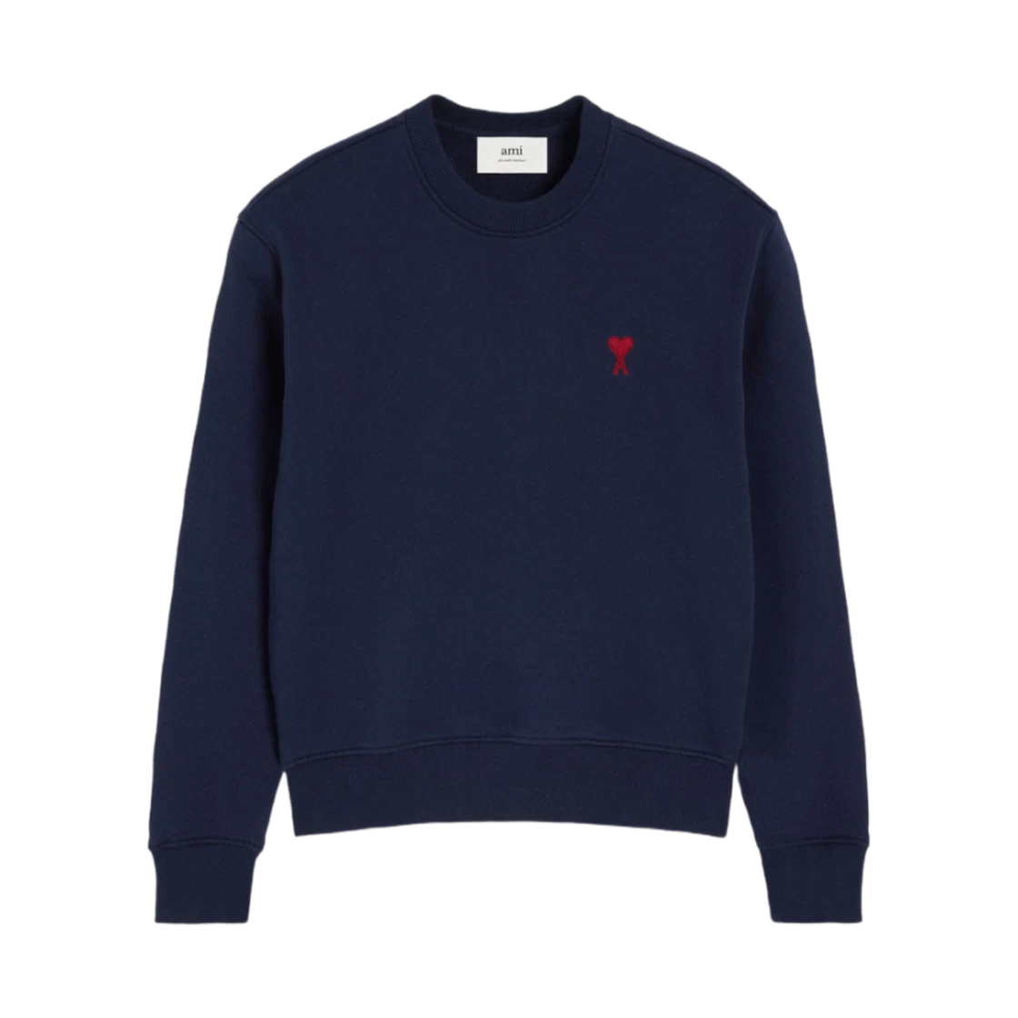 AMI AMI de Coeur Cotton Sweatshirt Navy · XS