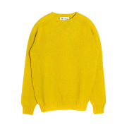 Harley of Scotland Shaggy Dog Crewneck Sweater Pistachio