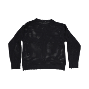 Thug Club Tribal Net Knit Black