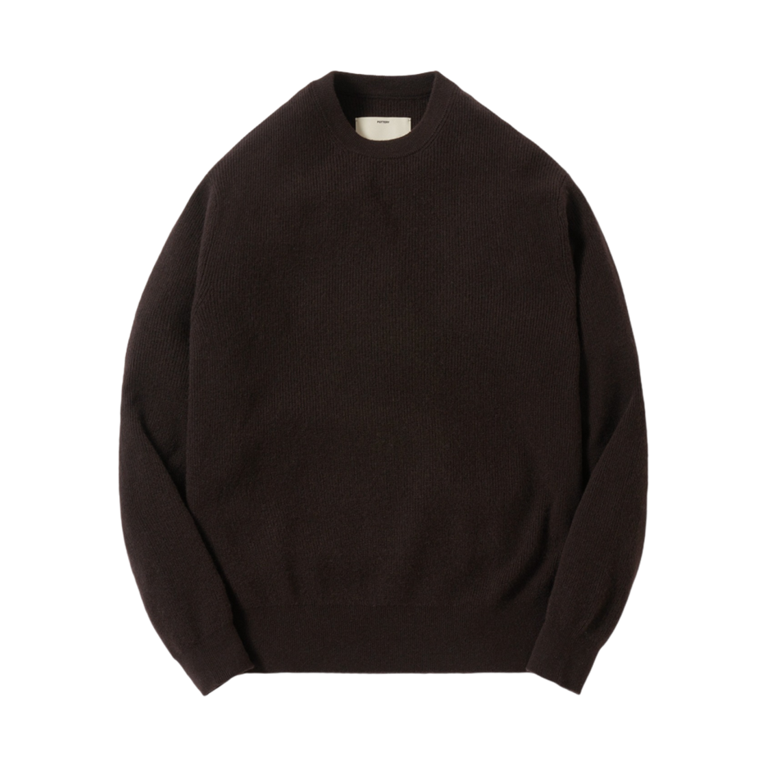 PCC4MKN307BW Pottery Comfort Crewneck Knit Brown