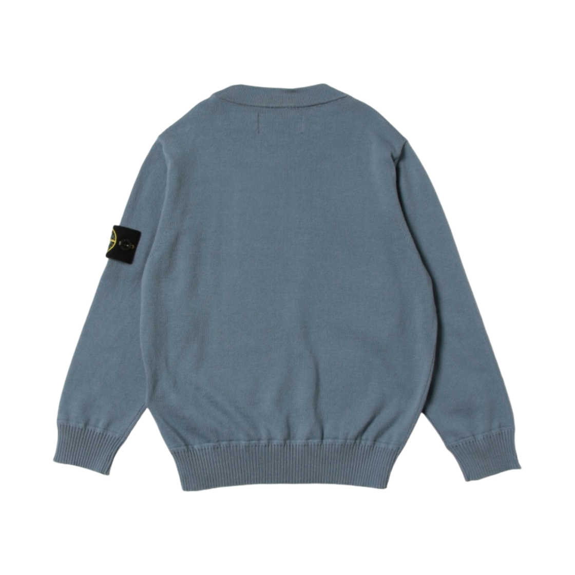 (키즈) 스톤 아일랜드 502A4 크루넥 니트 파우더 블루 - 22SS((Kids) Stone Island 502A4 Crewneck Knit Powder Blue - 22SS) - 2