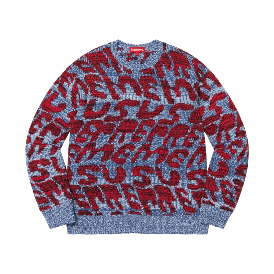 슈프림 스택드 스웨터 블루 - 23SS(Supreme Stacked Sweater Blue - 23SS) - 1