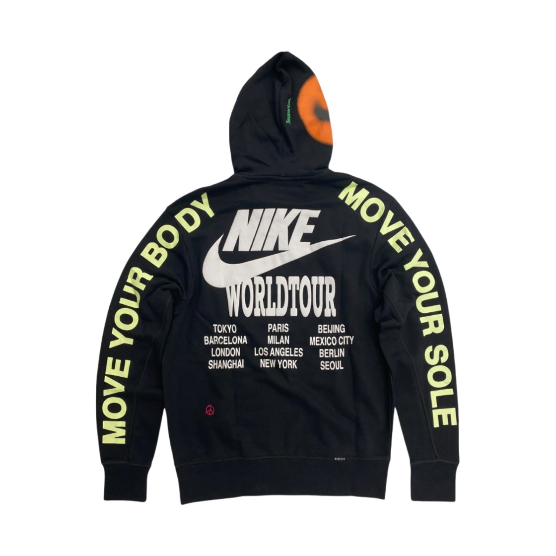 나이키 NSW 월드투어 풀오버 후드 블랙 - US/EU(Nike NSW World Tour Pullover Hoodie Black - US/EU) - 2