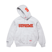 Supreme Mitchell & Ness NCAA Hooded Sweatshirt Ash Grey - 24FW