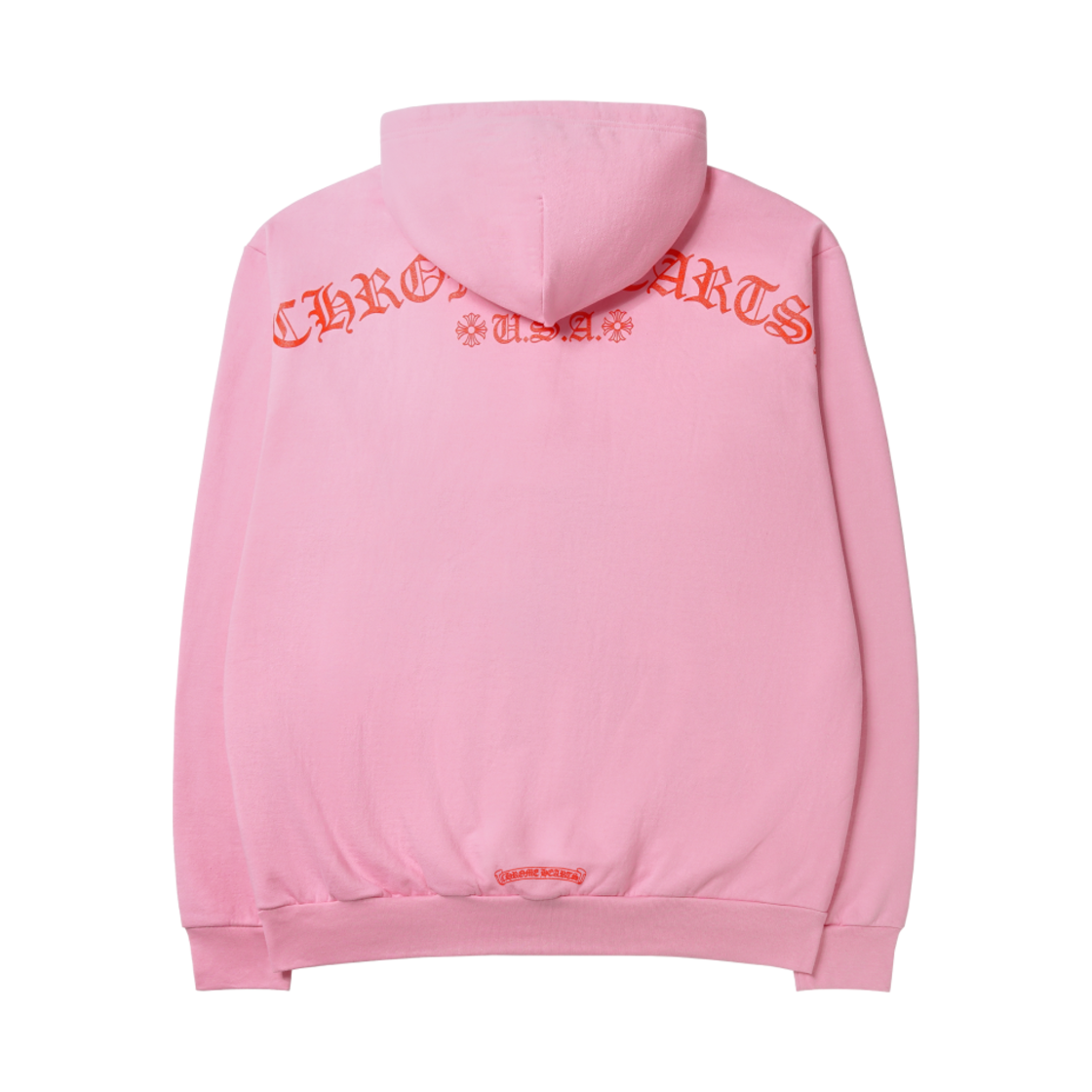 크롬하츠 백 USA 스크립트 로고 후드 핑크 | Chrome Hearts | KREAM