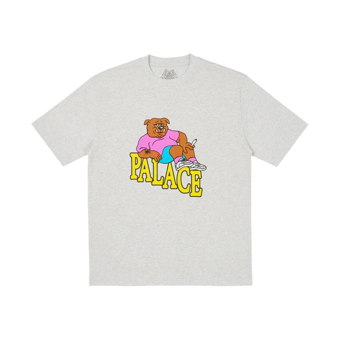 팔라스 도그하우스 티셔츠 그레이 말 - 23FW(Palace Doghouse T-Shirt Grey Marl - 23FW) - 1