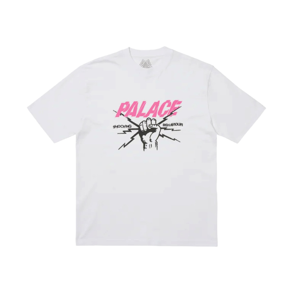 팔라스 쇼킹 비해비어 티셔츠 화이트 - 23FW(Palace Shocking Behaviour T-Shirt White - 23FW) - 1