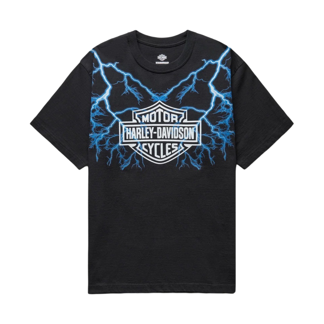 222PC05N-CS02 Neighborhood x Harley Davidson Lightning SS T-Shirt Black