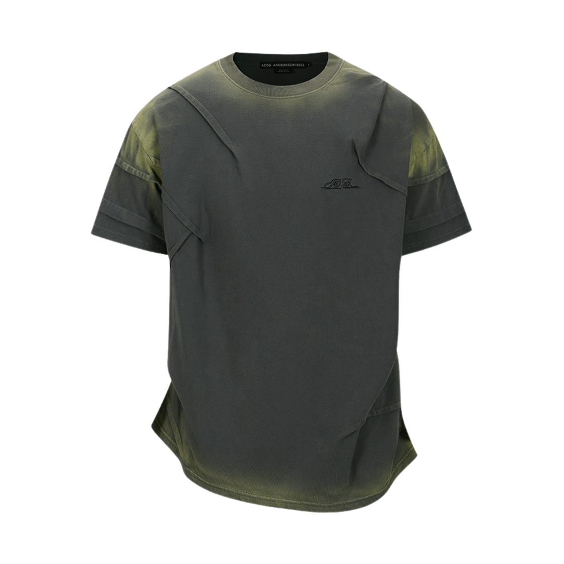 [KREAM 단독] ADSB 앤더슨벨 마드로 그라디언트 티셔츠 차콜([KREAM 단독] ADSB Andersson Bell Mardro Gradient T-Shirt Charcoal)