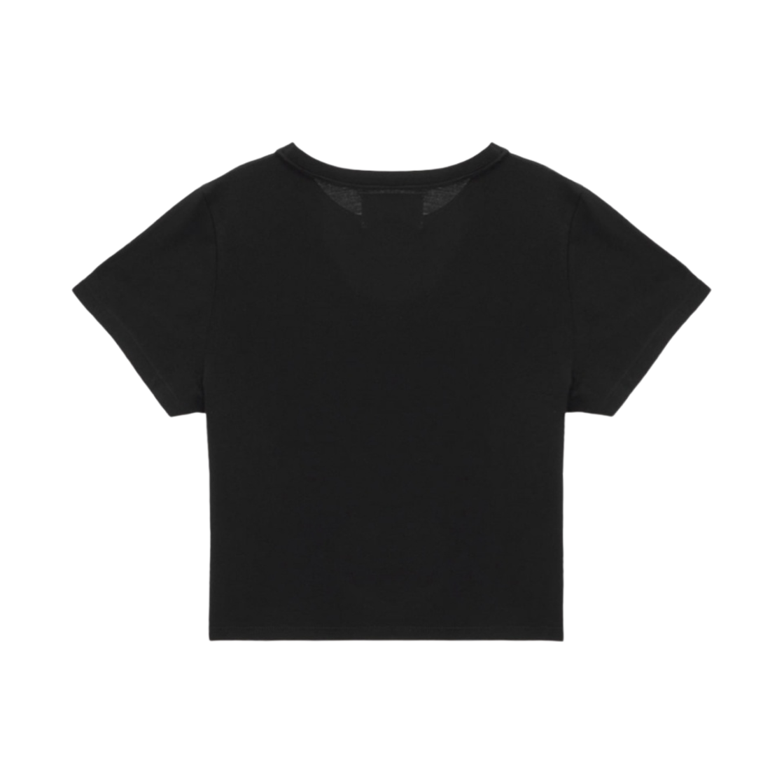 (W) 마뗑킴 로고 크롭 탑 블랙((W) Matin Kim Logo Crop Top Black) - 2