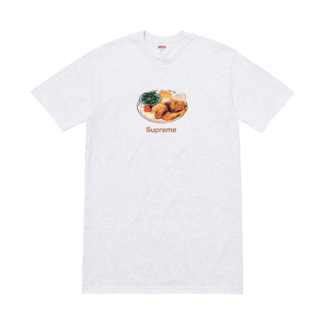 슈프림 치킨 디너 티셔츠 애쉬 그레이 - 18SS(Supreme Chicken Dinner T-Shirt Ash Grey - 18SS) - 1
