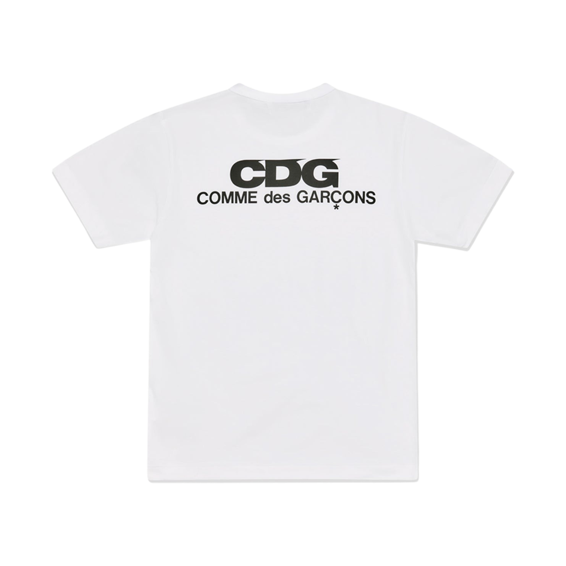 CDG 백프린트 로고 티셔츠 화이트(CDG Backprint Logo T-Shirt White)