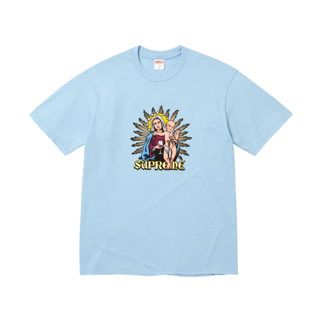 - Supreme Blood T-Shirt Powder Blue - 24FW