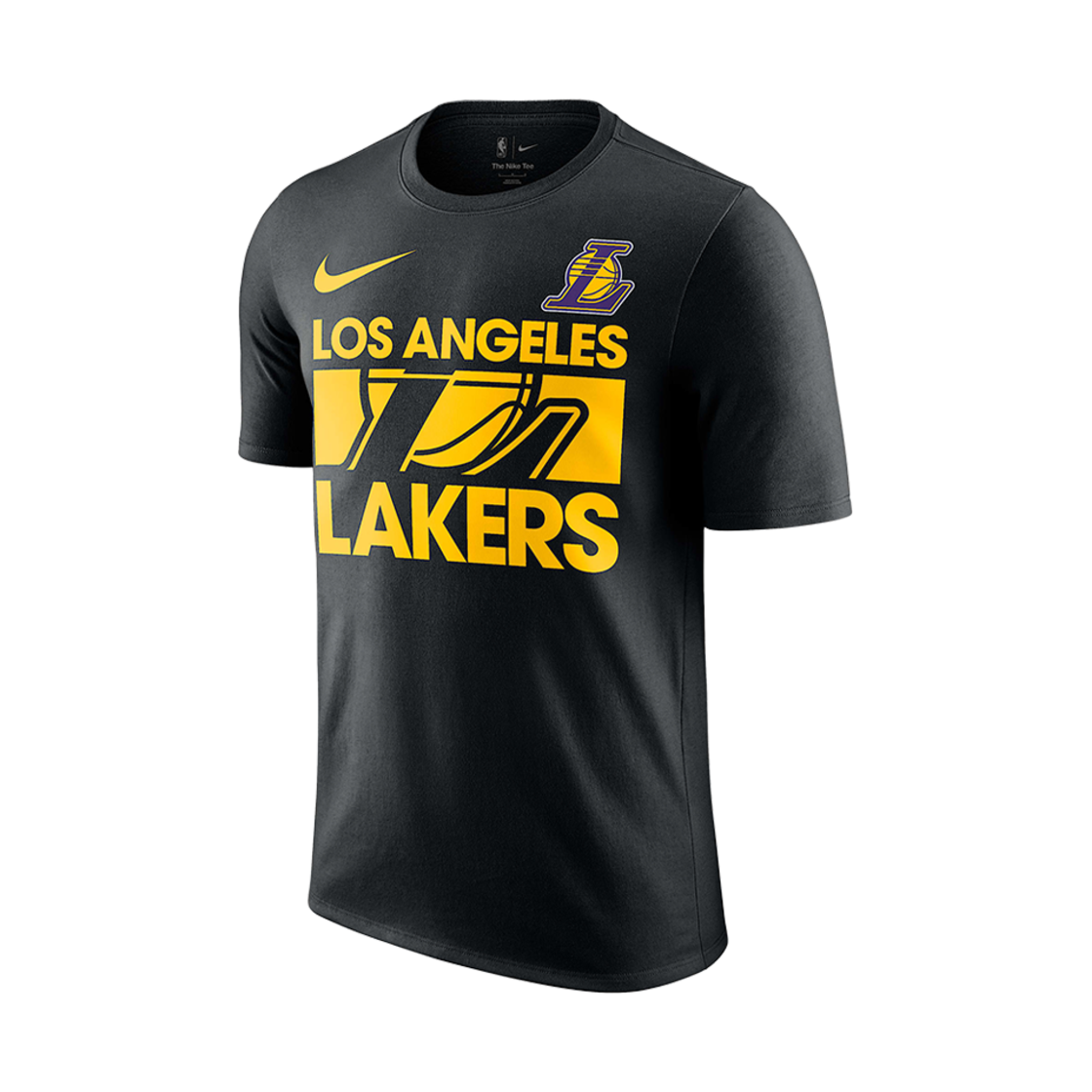 나이키 로스앤젤레스 레이커스 코트사이드 NBA 티셔츠 블랙(Nike Los Angeles Lakers Courtside NBA T-Shirt Black)