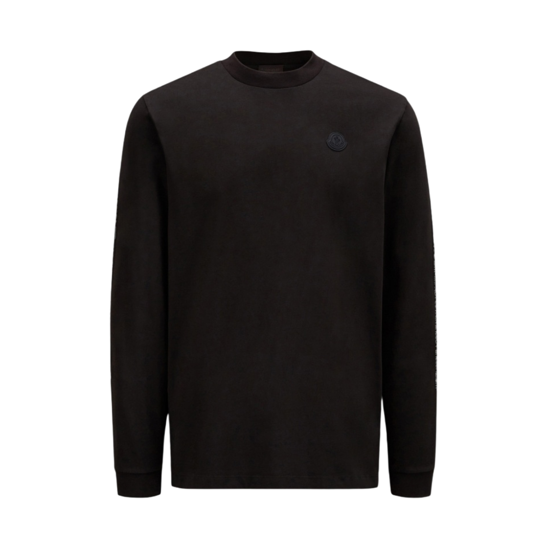 몽클레르 로고 롱슬리브 티셔츠 블랙 - 23SS(Moncler Logo Long Sleeve T-Shirt Black - 23SS) - 1