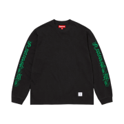 Supreme Old English L/S Top Black - 24FW