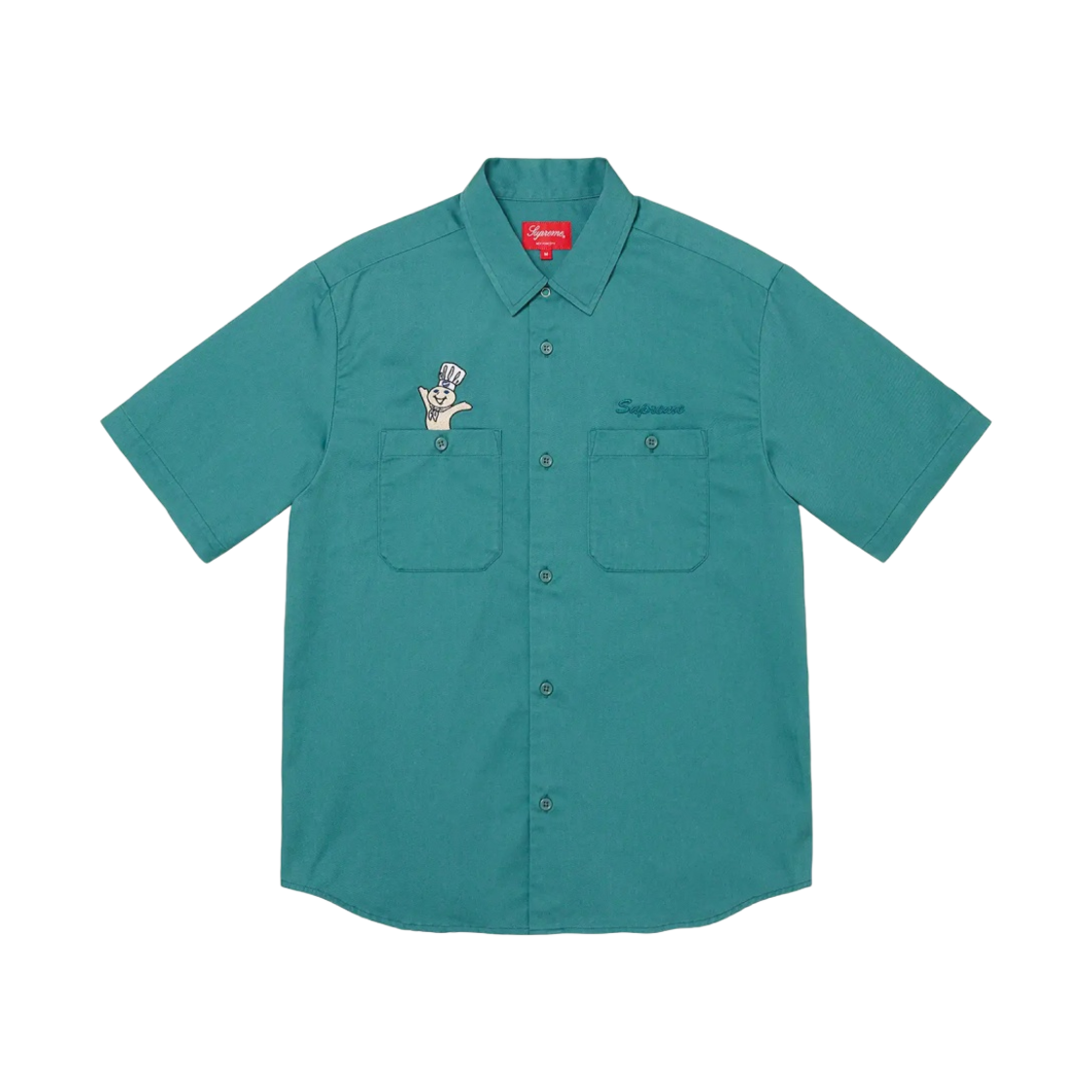 슈프림 도우보이 숏슬리브 워크 셔츠 워크 그린 - 22FW(Supreme Doughboy S/S Work Shirt Work Green - 22FW) - 2
