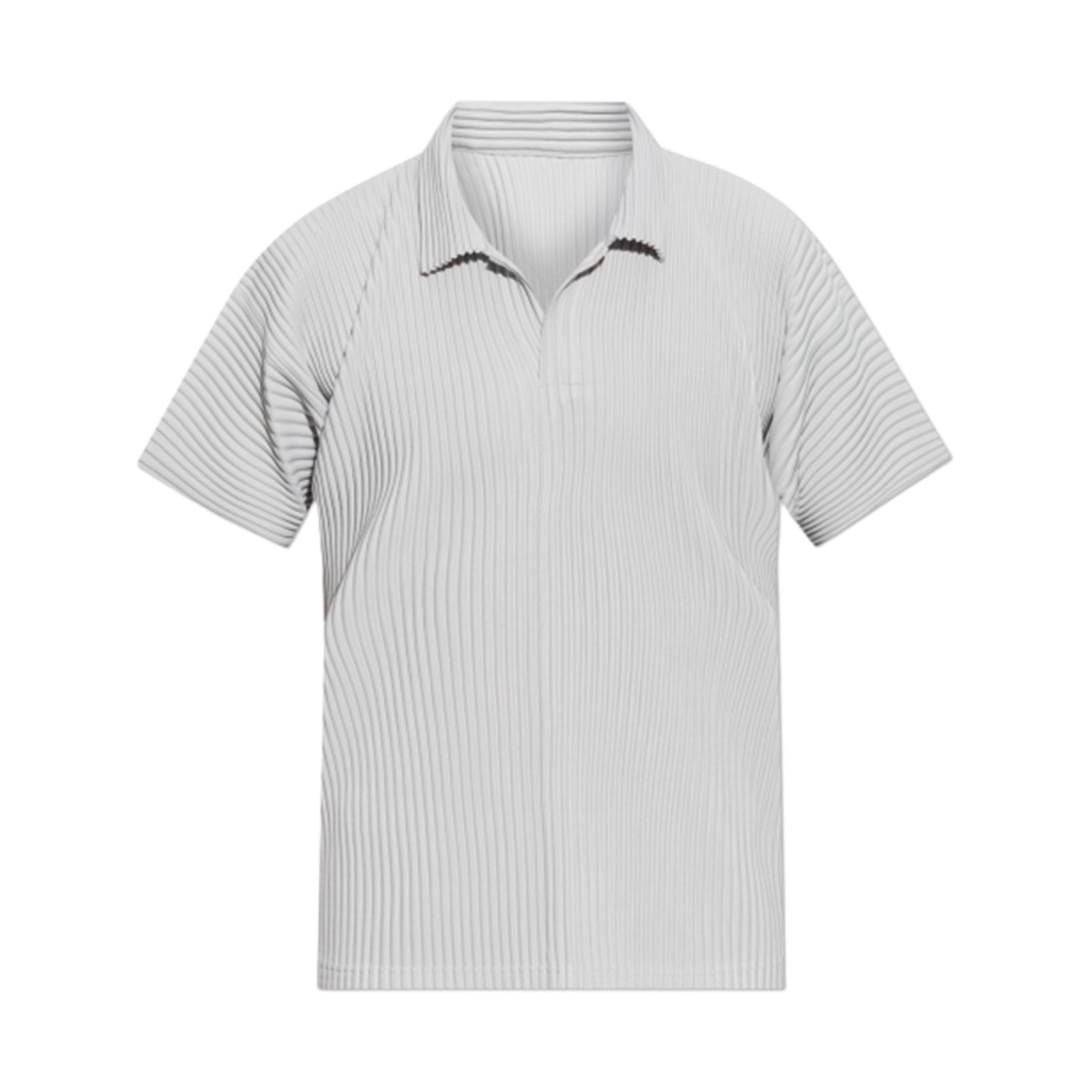 옴므 플리세 이세이 미야케 베이직 폴로 라이트 그레이(Homme Plisse Issey Miyake Basics Polo Light Gray)
