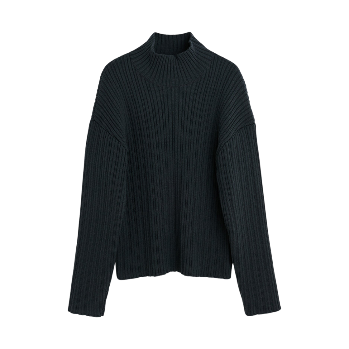 M4243FR Our Legacy Funnel Neck Phantom Quotidian Wool