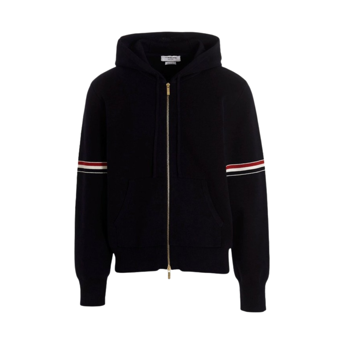 톰브라운 코튼 밀라노 암밴드 후디 네이비(Thom Brown Cotton Milano Armband Hoodie Navy)