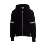 Thom Brown Cotton Milano Armband Hoodie Navy