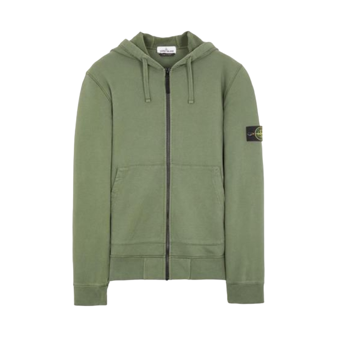 스톤 아일랜드 64220 풀 집업 후드 스웨트셔츠 올리브 - 21FW(Stone Island 64220 Full Zip Hooded Sweatshirt Olive - 21FW) - 1