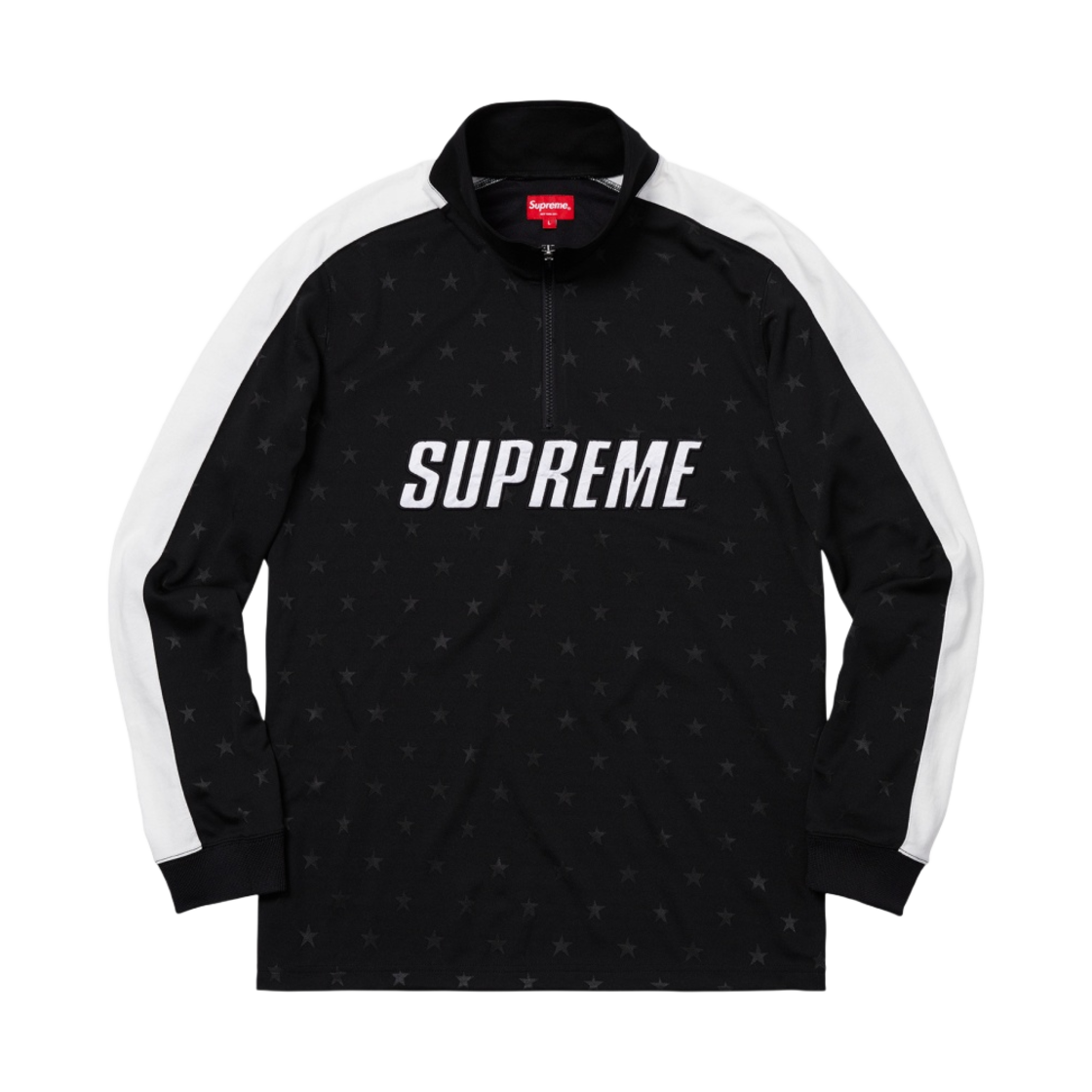 슈프림 트랙 하프 집 풀오버 블랙 - 18FW(Supreme Track Half Zip Pullover Black - 18FW) - 1