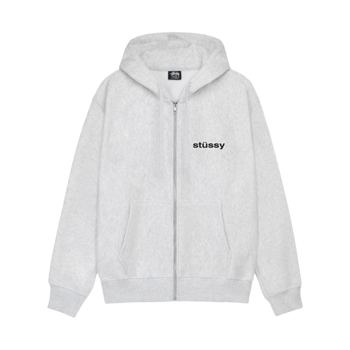 스투시 SS 링크 후드 집업 애쉬 헤더(Stussy SS Link Zip Hoodie Ash Heather)
