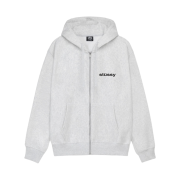 Stussy SS Link Zip Hoodie Ash Heather