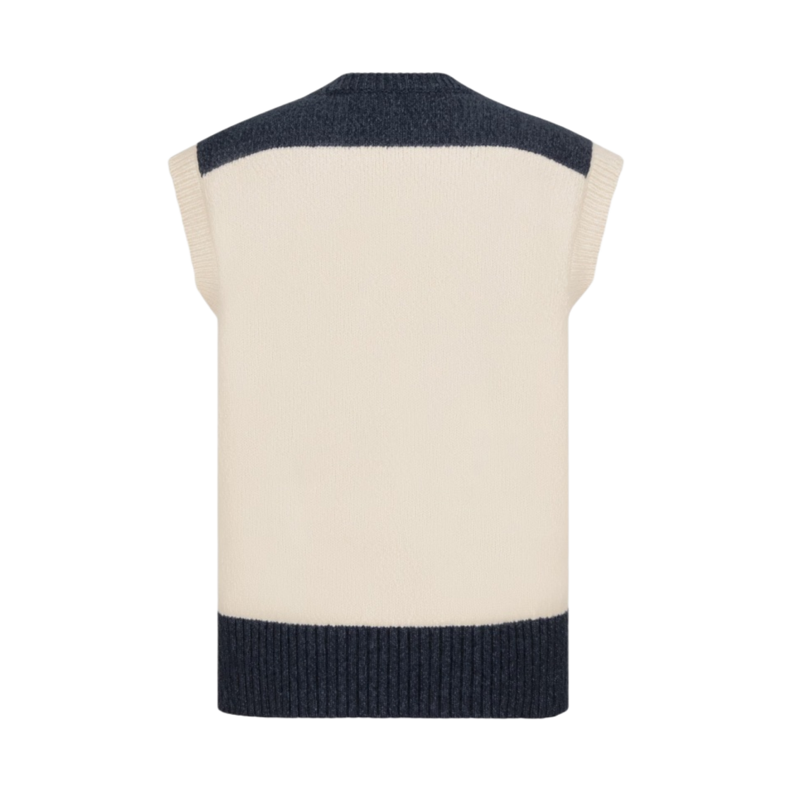 디올 x 데님 티어스 디올 티어스 슬리브리스 스웨터 울 코튼 알파카 자카드 화이트(Dior x Denim Tears Dior Tears Sleeveless Sweater Wool Cotton and Alpaca Jacquard White) - 2