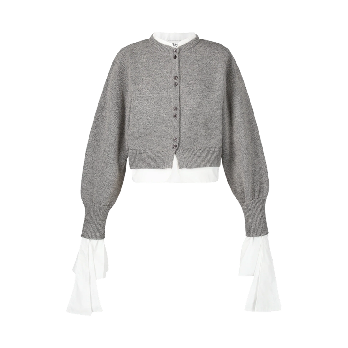 (W) 비비 안젤리크 니트 그레이((W) Bibiy. Angelique Knit Gray)