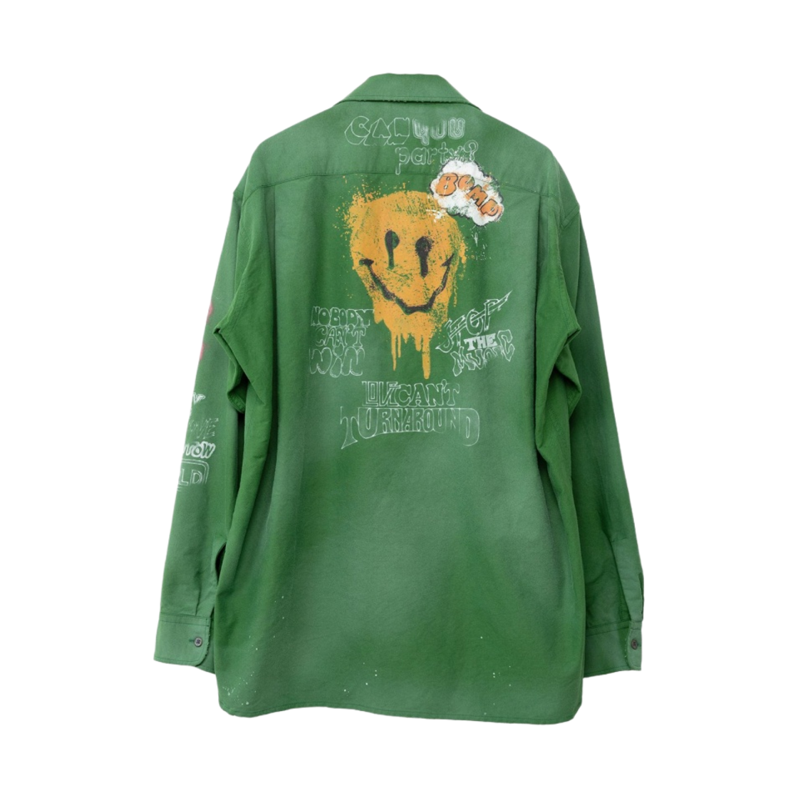 메종 미하라 야스히로 디스트레스드 셔츠 그린(Maison Mihara Yasuhiro Distressed Shirt Green) - 2