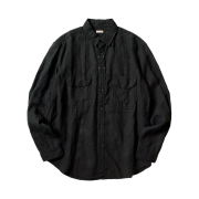 Kapital Linen Clip Shirt Black