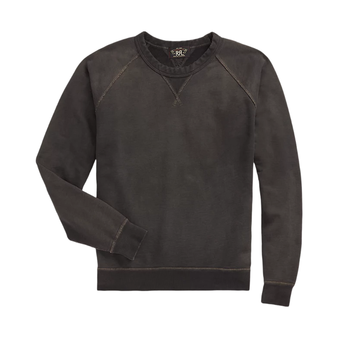 더블알엘 프렌치 테리 크루넥 블랙 인디고(Double RL French Terry Crewneck Black Indigo)