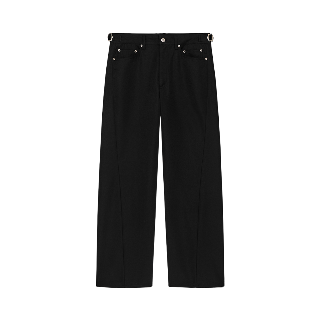 알렌느 트위스티드 울 팬츠 블랙(Haleine Twisted Wool Pants Black (WB106))