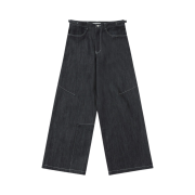 SEEN Pannel Wide Denim Pants Raw Denim