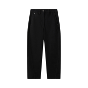 (W) Lemaire Denim Twisted Pants Heavy Denim Black