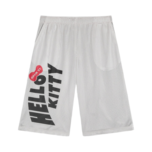 오픈 Yy x 헬로 키티 파라슈트 팬츠 화이트 | Open Yy | KREAM