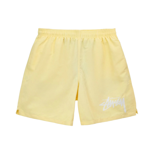 Stussy Big Stock Water Shorts Pale Yellow
