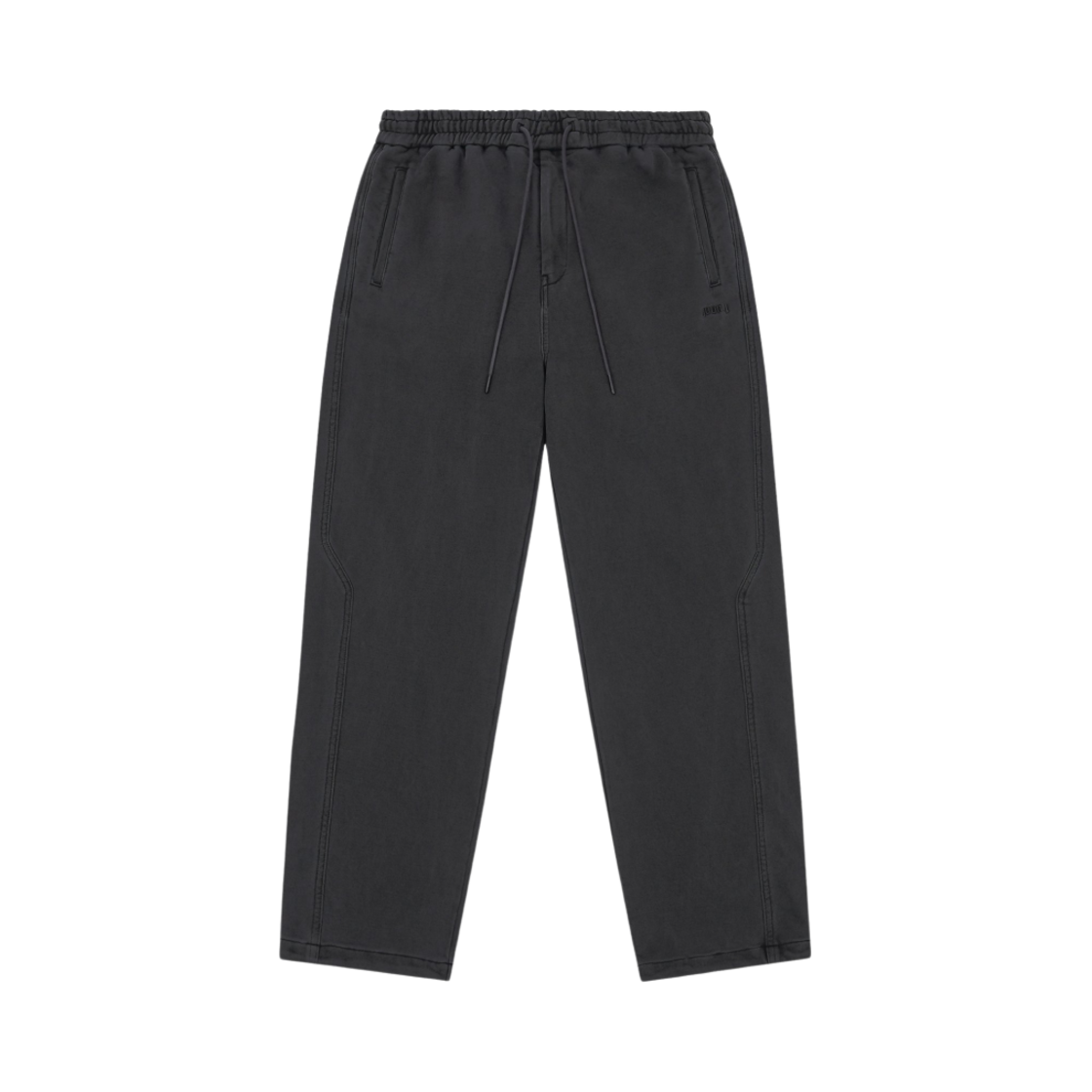 준지 자수 디테일 와이드 트랙 팬츠 그레이(Juun.J Embroidered Detail Wide Track Pants Grey)