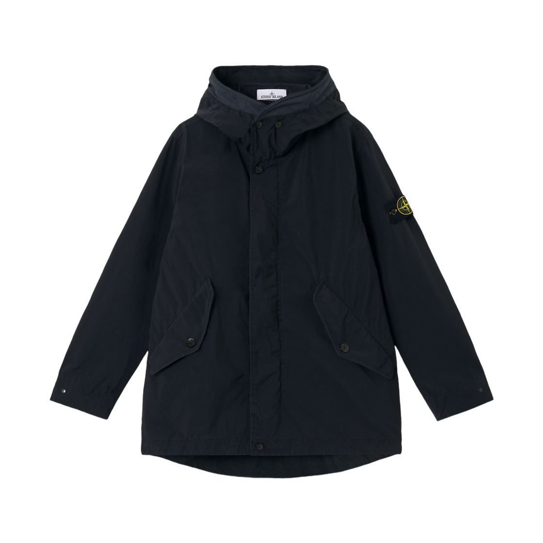 K1S1541000-29S0042-V0020 Stone Island 4100029 Light Compact Touch Poly TC Parka with Matt Appearance and Anti Drop Navy Blue - 25SS